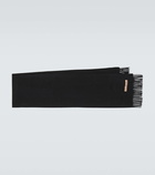 Acne Studios Fringed wool scarf