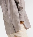 'S Max Mara Rondine striped cotton poplin shirt