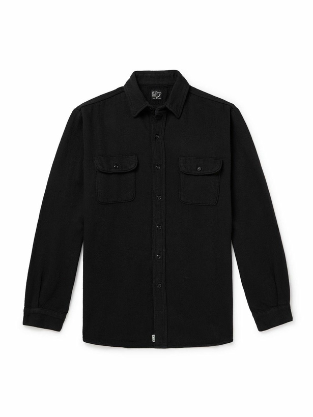Photo: OrSlow - Cotton-Flannel Shirt - Black