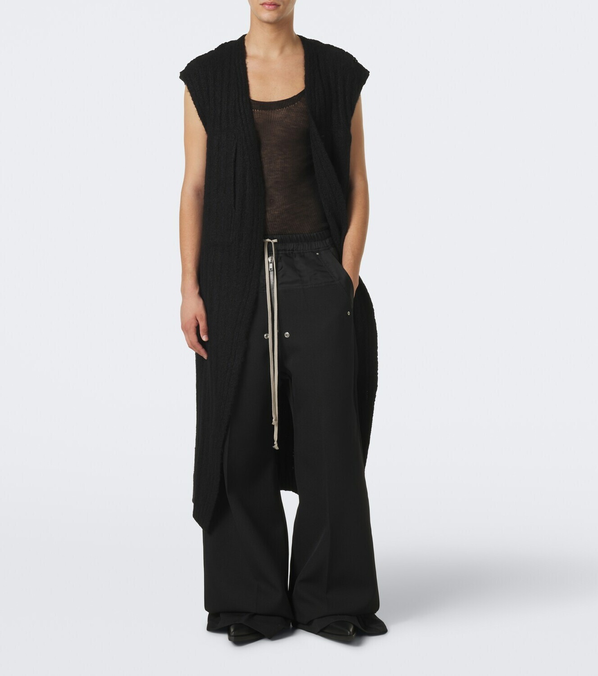 Rick Owens Lab cashmere and silk sweater vest