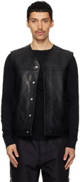 Rick Owens Black Temple Work Vest