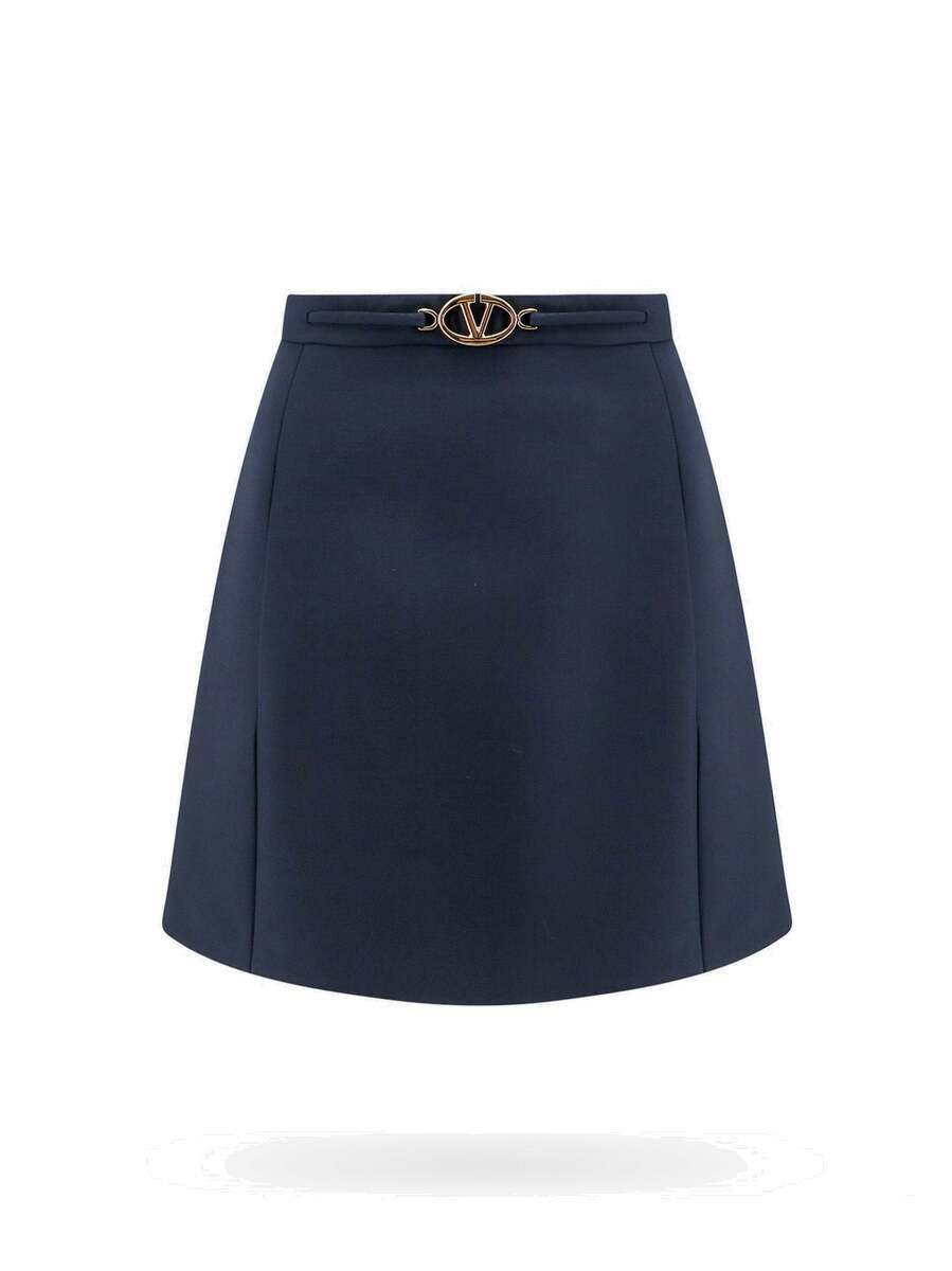 Valentino Skirt Blue Womens Valentino