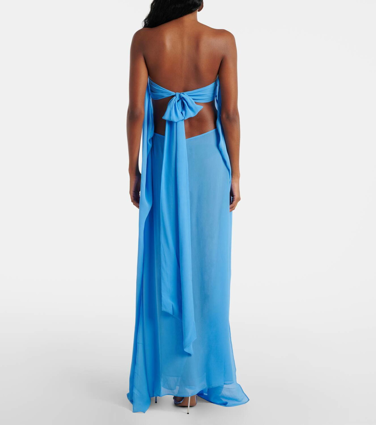Christopher Esber Silk bustier dress Christopher Esber