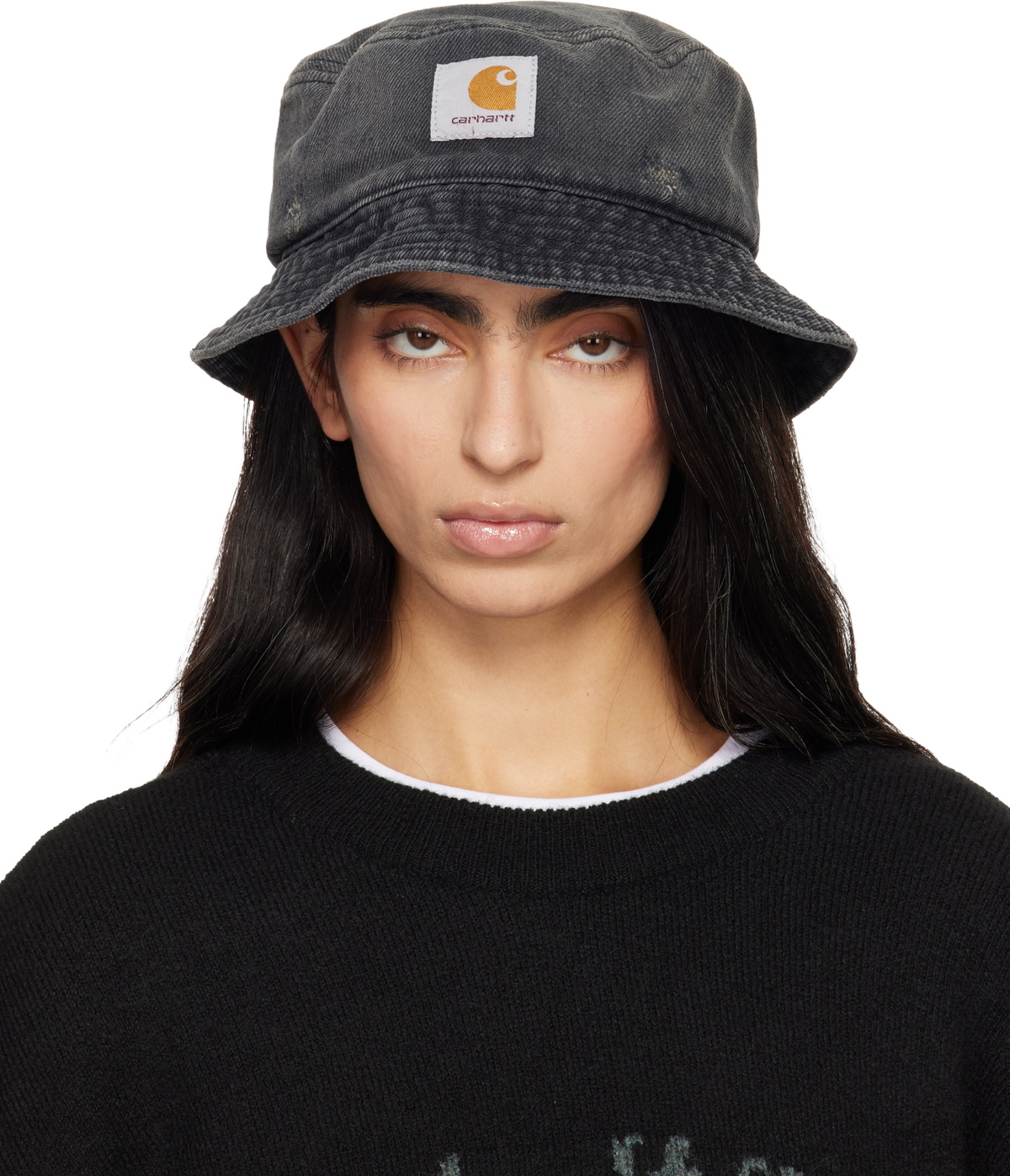 Carhartt Work In Progress Black Aden Bucket Hat