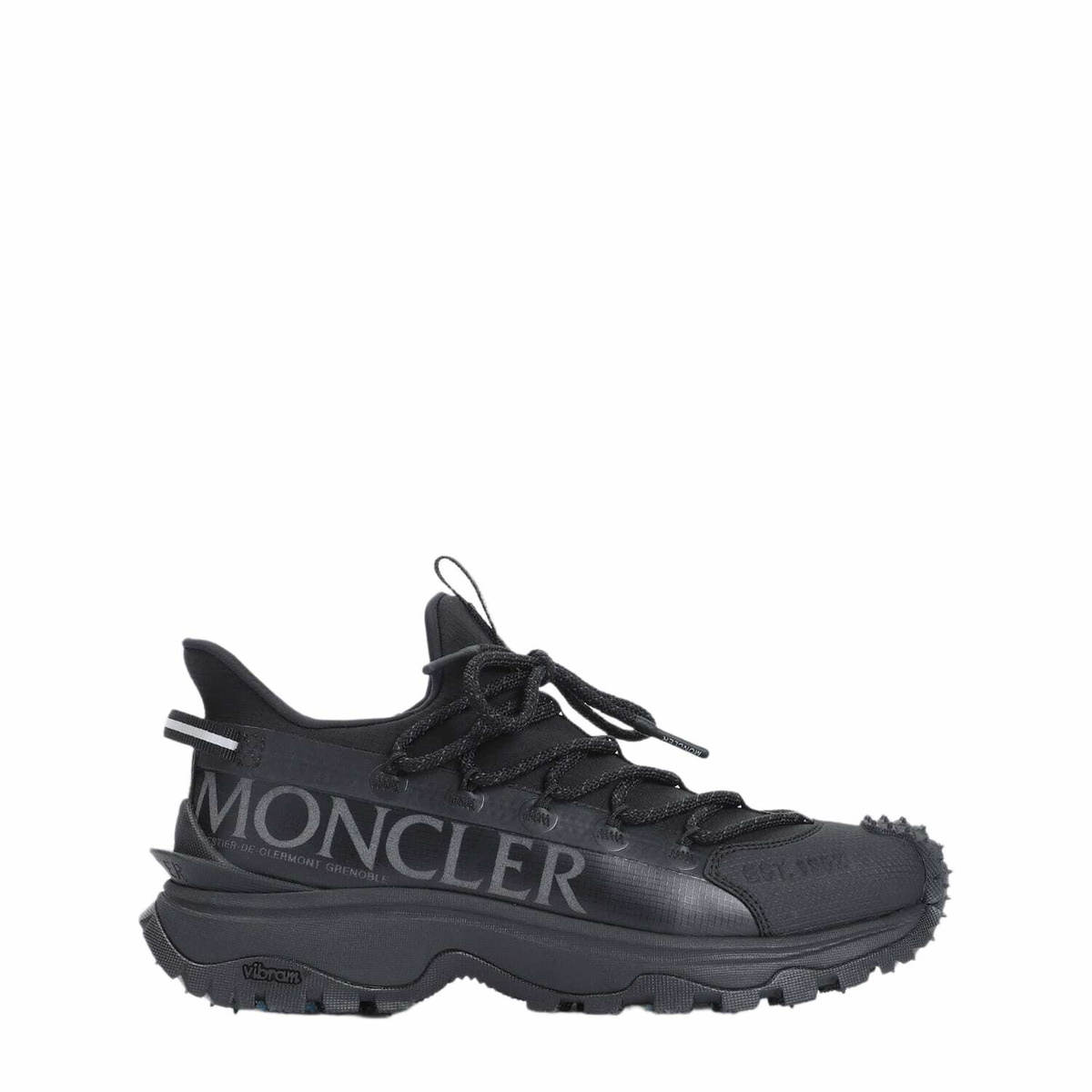 スニーカー MONCLER TWO-TONE FABRIC AND LEATHER TRAILGRIP SNEAKERS Moncler Two-tone Tech Fabric Trailgrip Lite 2 Sneakers Moncler