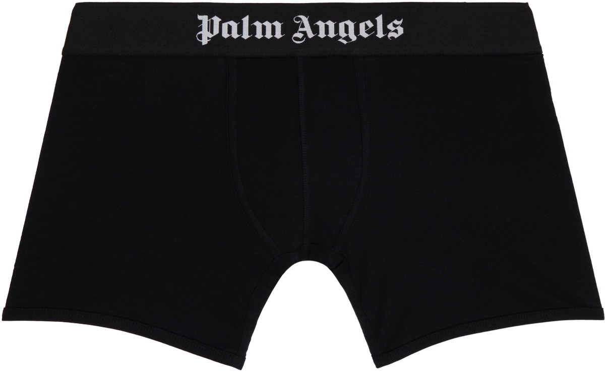 Palm Angels Two-Pack Black 'Palm Angels' Boxer Briefs