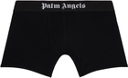Palm Angels Two-Pack Black 'Palm Angels' Boxer Briefs