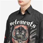 Vetements Men's Motorhead Jersey Shirt in Black
