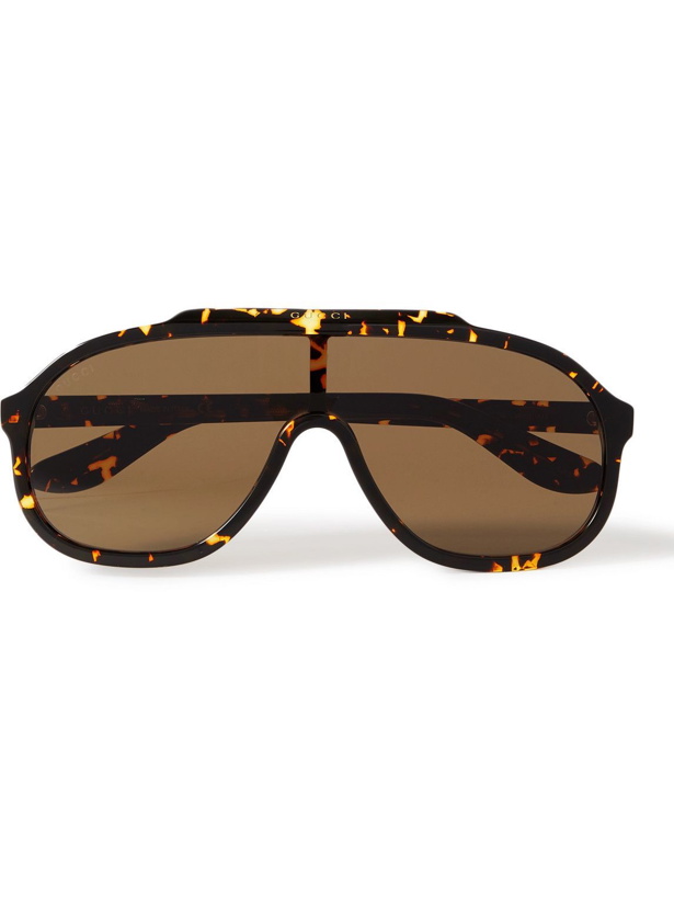 Photo: Gucci Eyewear - Aviator-Style Tortoiseshell Acetate Sunglasses