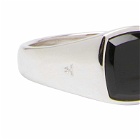 Tom Wood Men's Kay Ring in Polished Onyx