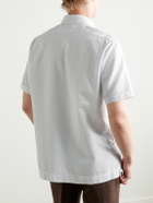 Sid Mashburn - Marquez Embroidered Cotton-Voile Shirt - White