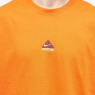 Nike Men's Acg Lungs T-Shirt in Campfire Orange/Summit White