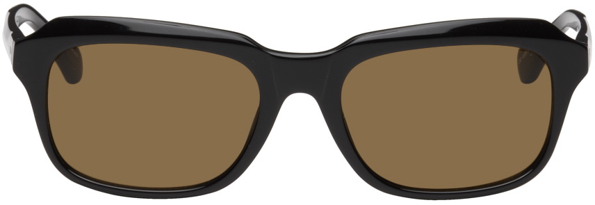 Dries Van Noten Black Linda Farrow Edition 90 C5 Sunglasses