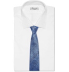 Canali - 8cm Woven Silk Tie - Men - Blue