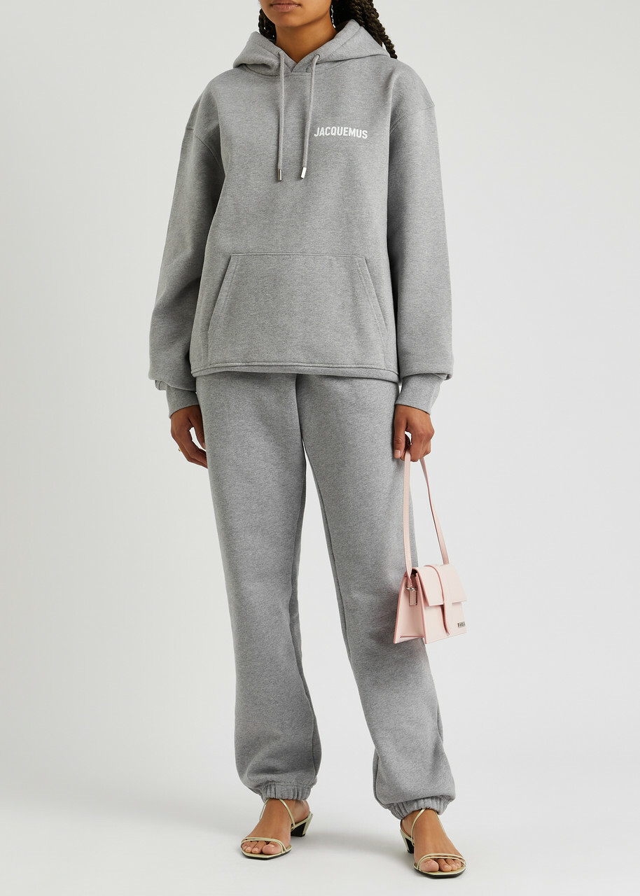 Jacquemus Le Jogging Logo Cotton Sweatpants Grey Jacquemus