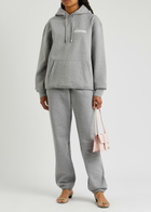 Jacquemus Le Jogging Logo Cotton Sweatpants Grey