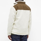 Armor-Lux Men's Sherpa Fleece Jacket in Natural/Khaki