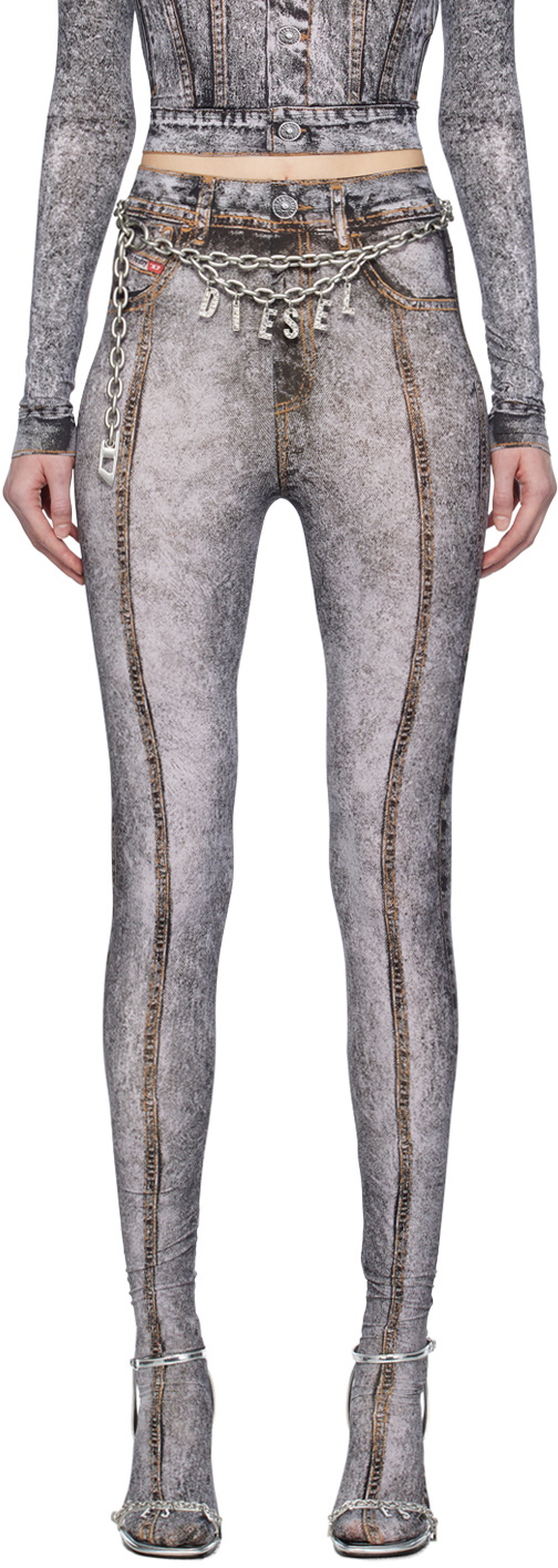 Diesel Tan P-Koll E3 Leggings Diesel