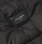 Dolce & Gabbana - Slim-Fit Logo-Appliquéd Quilted Shell Gilet - Black
