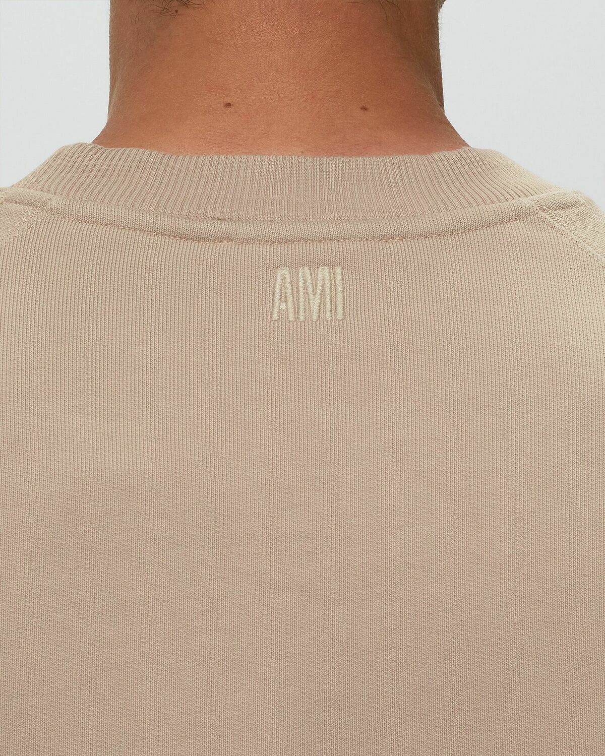 Ami Paris Ami De Coeur Sweatshirt Brown Sweatshirts