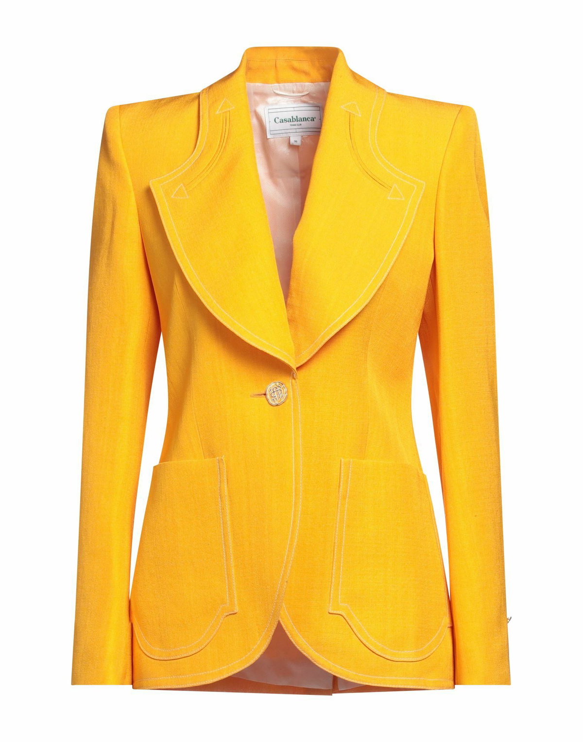 Casablanca Womens Blazer Marigold