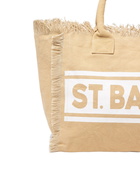 MC2 Saint Barth Beige Cotton Canvas Vanity Shoulder Bag