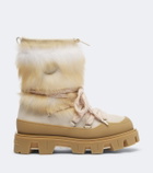 Moncler Peak Après shearling snow boots