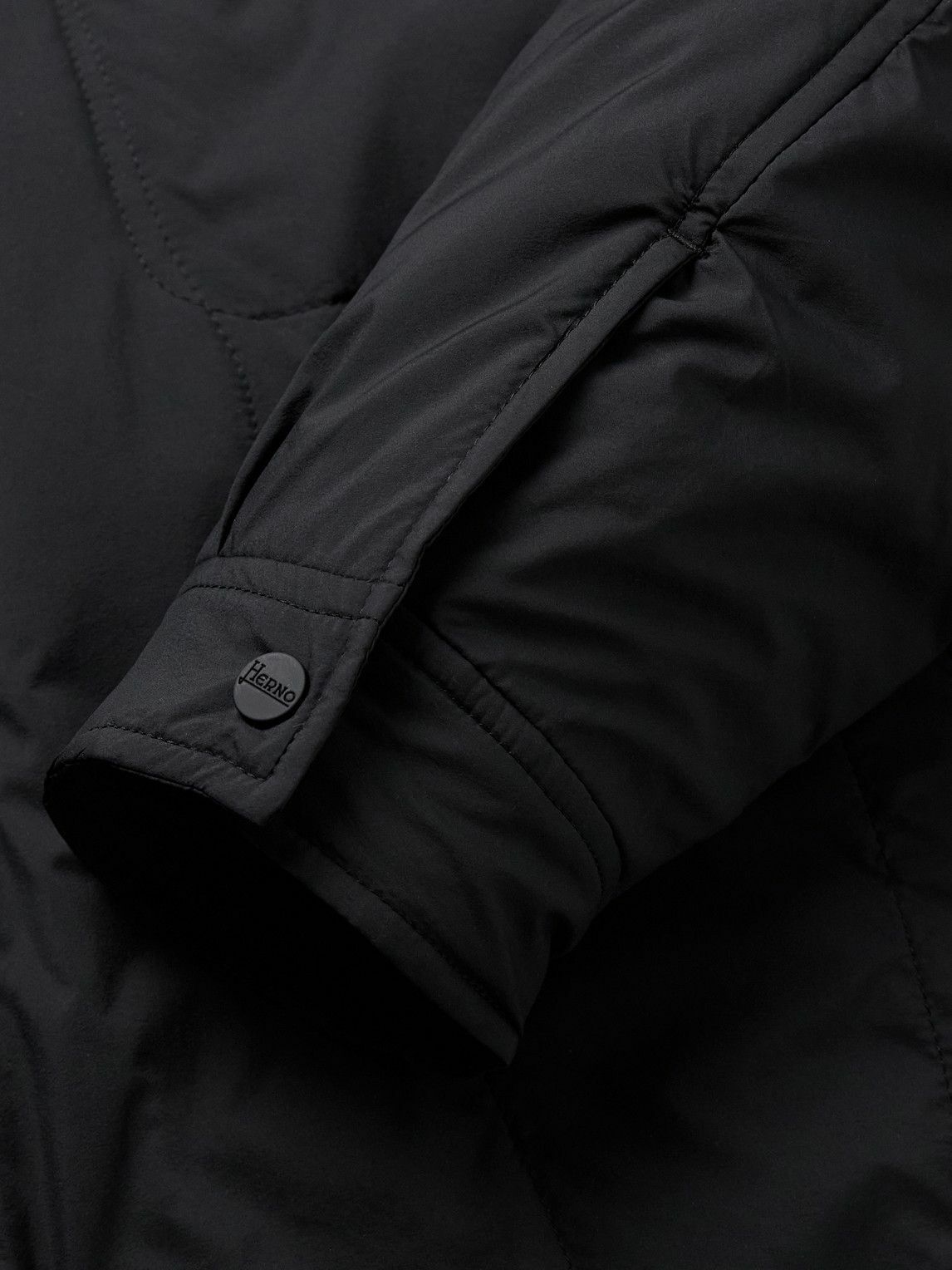 Herno - Padded Shell Shirt Jacket - Blue