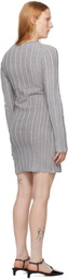 Filippa K Gray Rolled Edge Minidress