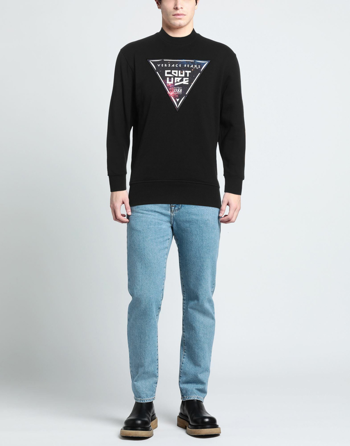 Versace Jeans Couture Mens Sweatshirt in Black