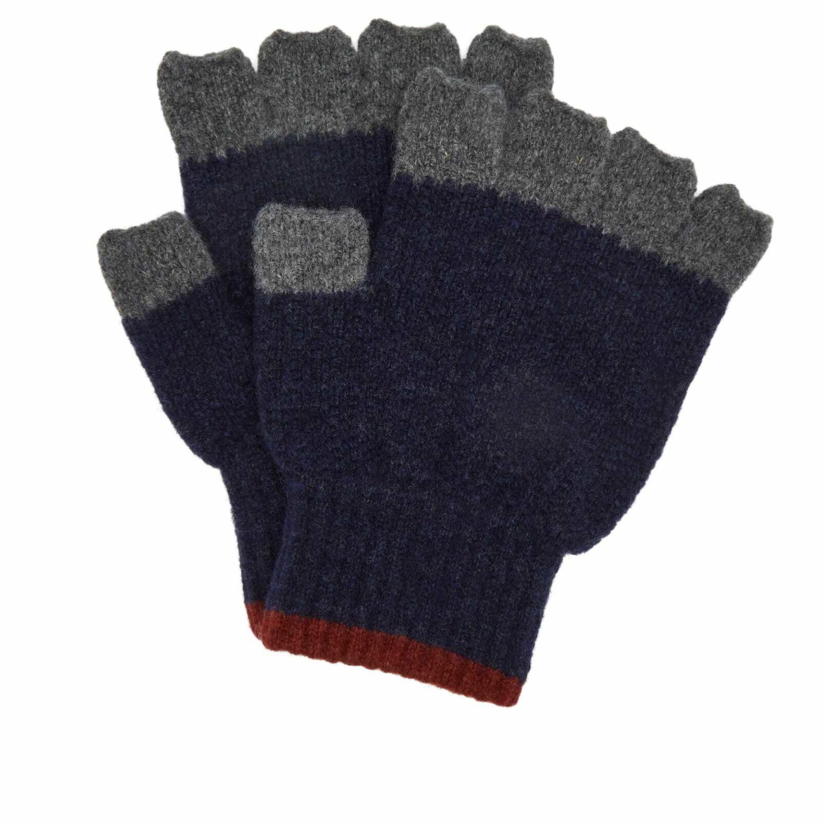 手袋 Howlin Unisex No Fingers in There Gloves-Navy Howlin by Morrison Men's Howlin' No Fingers in There Gloves