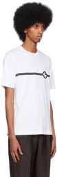 Giorgio Armani White Embroidered T-Shirt