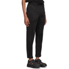 Issey Miyake Men Black Gabardine Torus Trousers