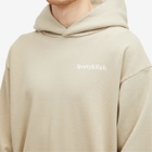 Sporty & Rich Men's Health Is Wealth Hoodie in Elephant/White