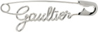 Jean Paul Gaultier 'The Silver-Tone Gaultier Safety Pin' Single Earring