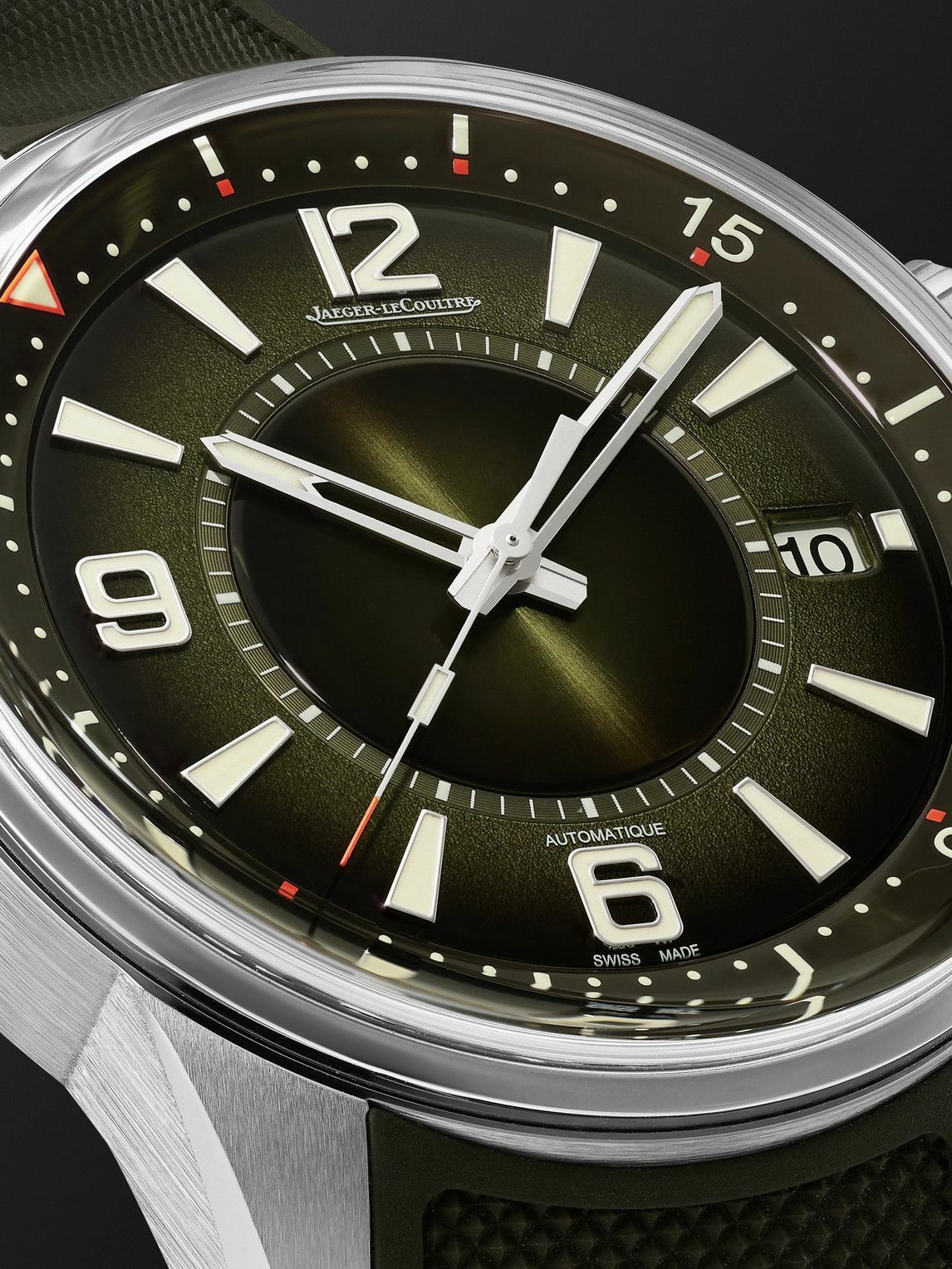 Jaeger-LeCoultre - Polaris Date Automatic 42mm Stainless Steel and Rubber Watch, Ref. No. Q906863J