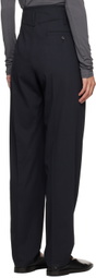 LEMAIRE Black Pleated Pants