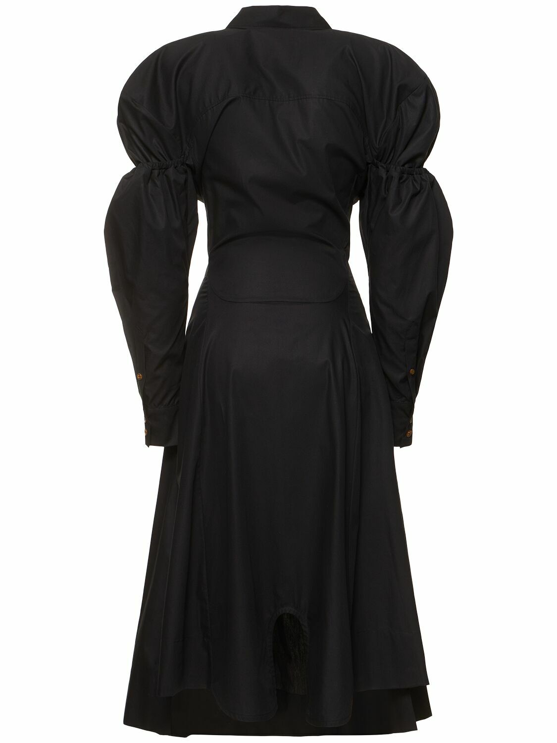 VIVIENNE WESTWOOD - Kate Cotton Lace-up Midi Shirt Dress Vivienne Westwood