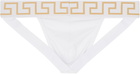 Versace White Cotton-Jersey Jockstrap