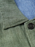 Sid Mashburn - Linen and Silk-Blend Chore Jacket - Green