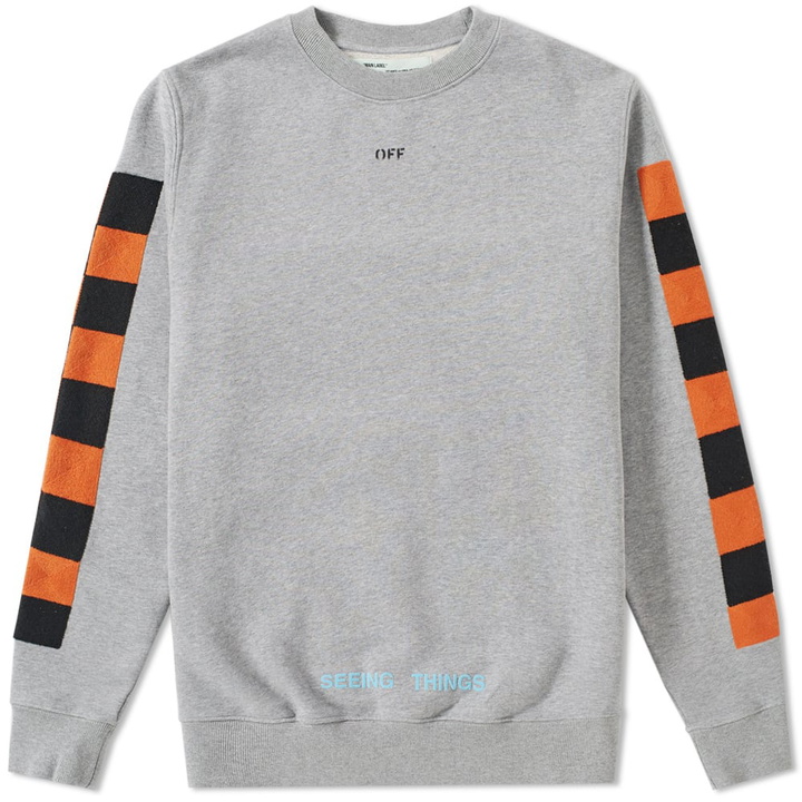 Photo: Off-White Checker Crew Sweat