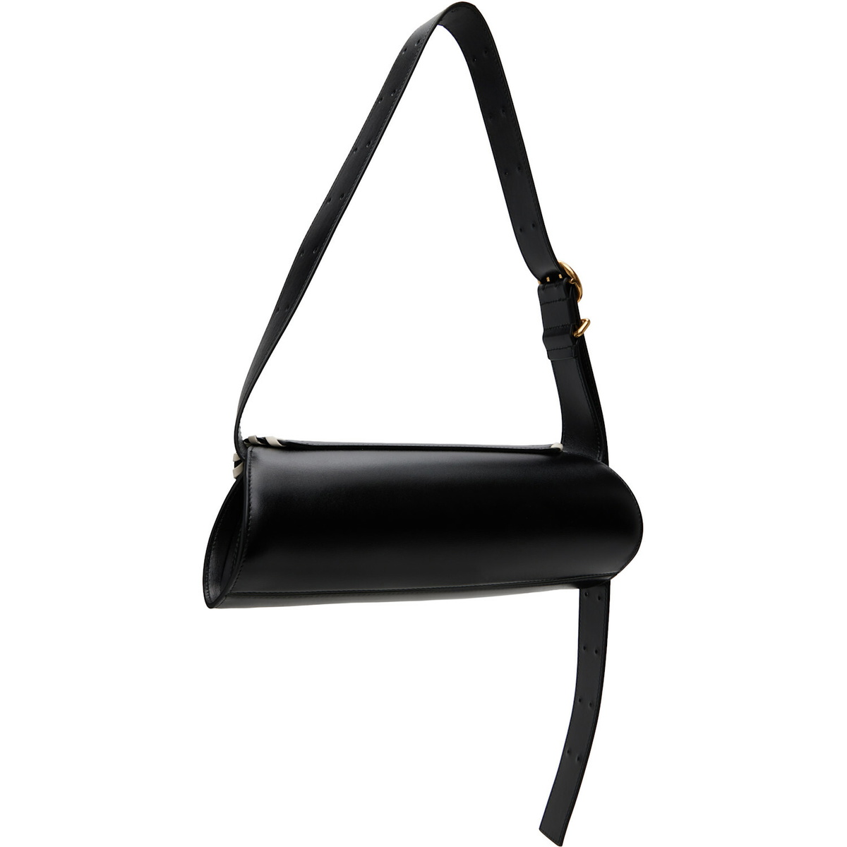 Jil Sander Black Cannolo Small Bag