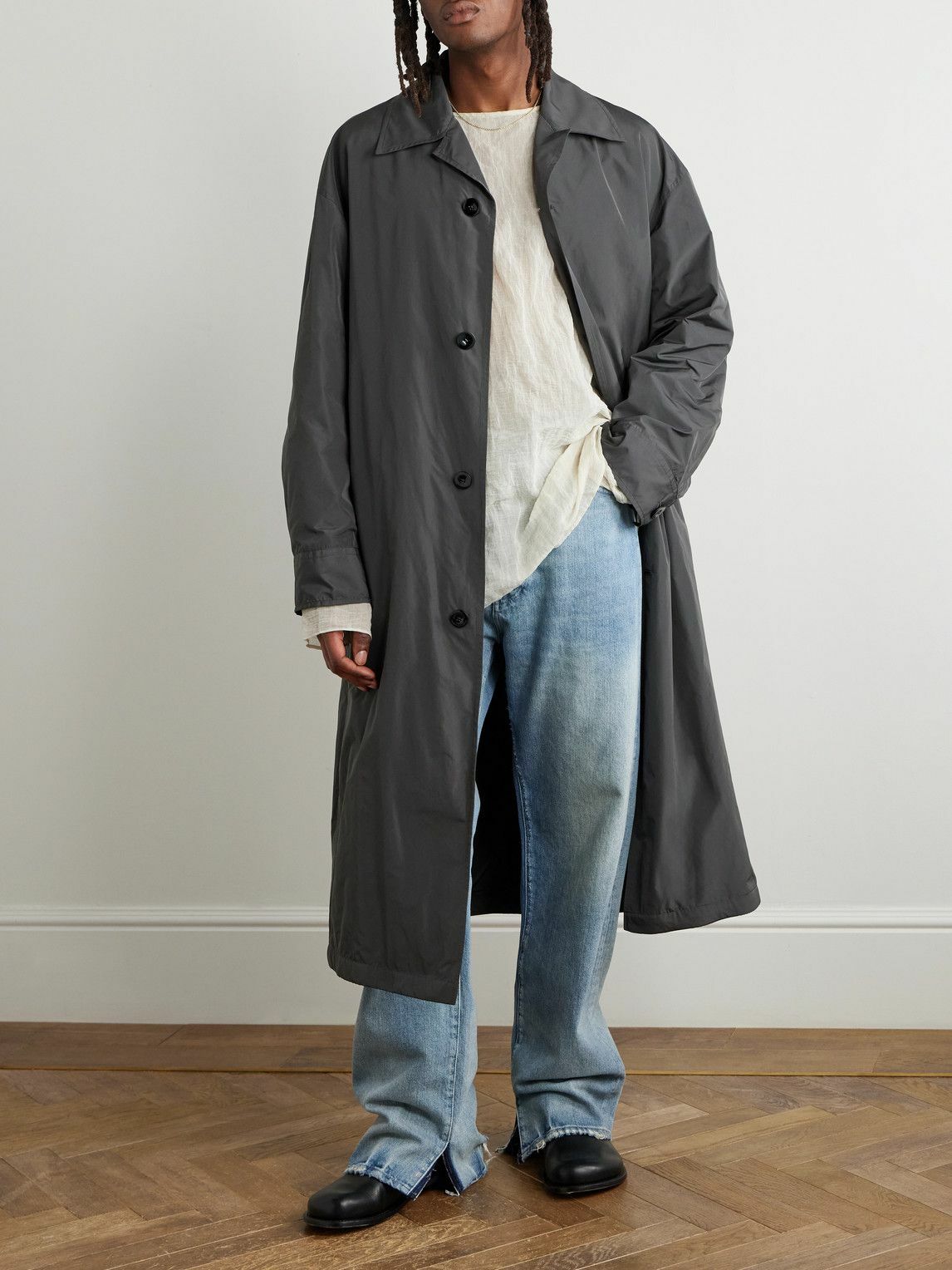 Jil Sander - Shell Overcoat - Gray
