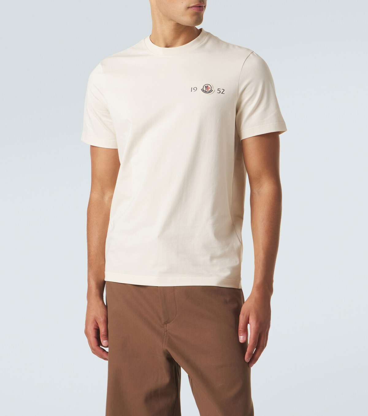 Moncler Cotton-blend jersey T-shirt
