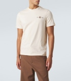 Moncler Cotton-blend jersey T-shirt