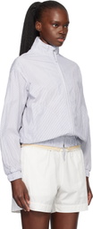 Nothing Written White & Gray Panny Harrington Jacket