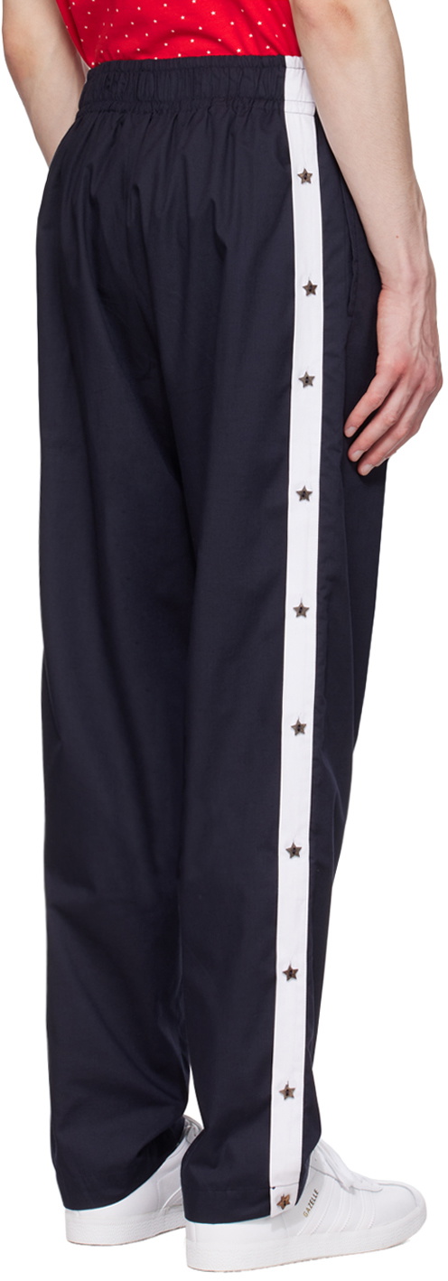 CHLOé NARDIN Navy Buttoned Track Pants