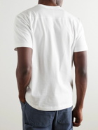 Norse Projects - Johannes Logo-Embroidered Organic Cotton-Jersey T-Shirt - White