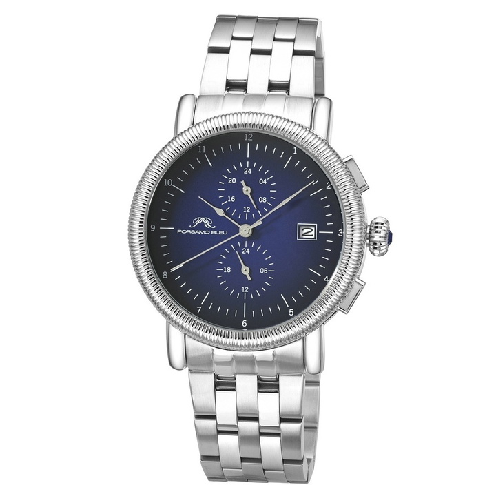 Photo: Porsamo Bleu Valor Chronograph Blue Dial Mens Watch 1381EVAS