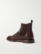 Brunello Cucinelli - Leather Chelsea Boots - Brown